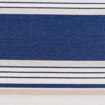 Υφασμα επιπλώσεως μπλε εκρου ριγε  proloom