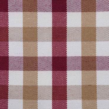 Τραπεζομάντηλο Επαγγελματικής Χρήσης Καρό Εκρού/Μπεζ/Μπορντώ (2) Διαστάσεων 