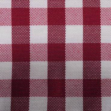 Τραπεζομάντηλο Επαγγελματικής Χρήσης Καρό Μπορντώ/Εκρού (2) Διαστάσεων 