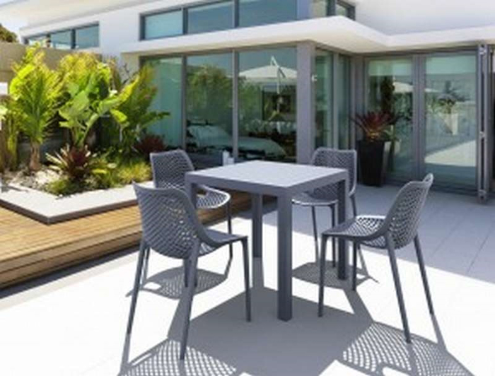 ARES TRAPEZI 80X80X75ek. DARK GREY POL/NIOu