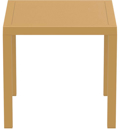 ARES TRAPEZI 80X80X75ek. TEAK POL/NIOu