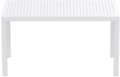 ARES TRAPEZI 140X80X75ek. WHITE POL/NIOu