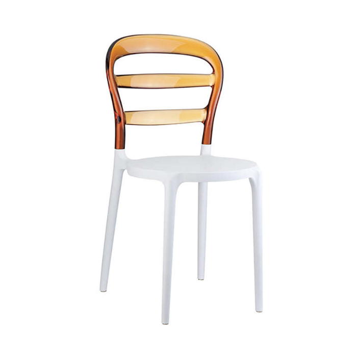 BIBI WHITE/AMBER TRANSP.KAREKLA