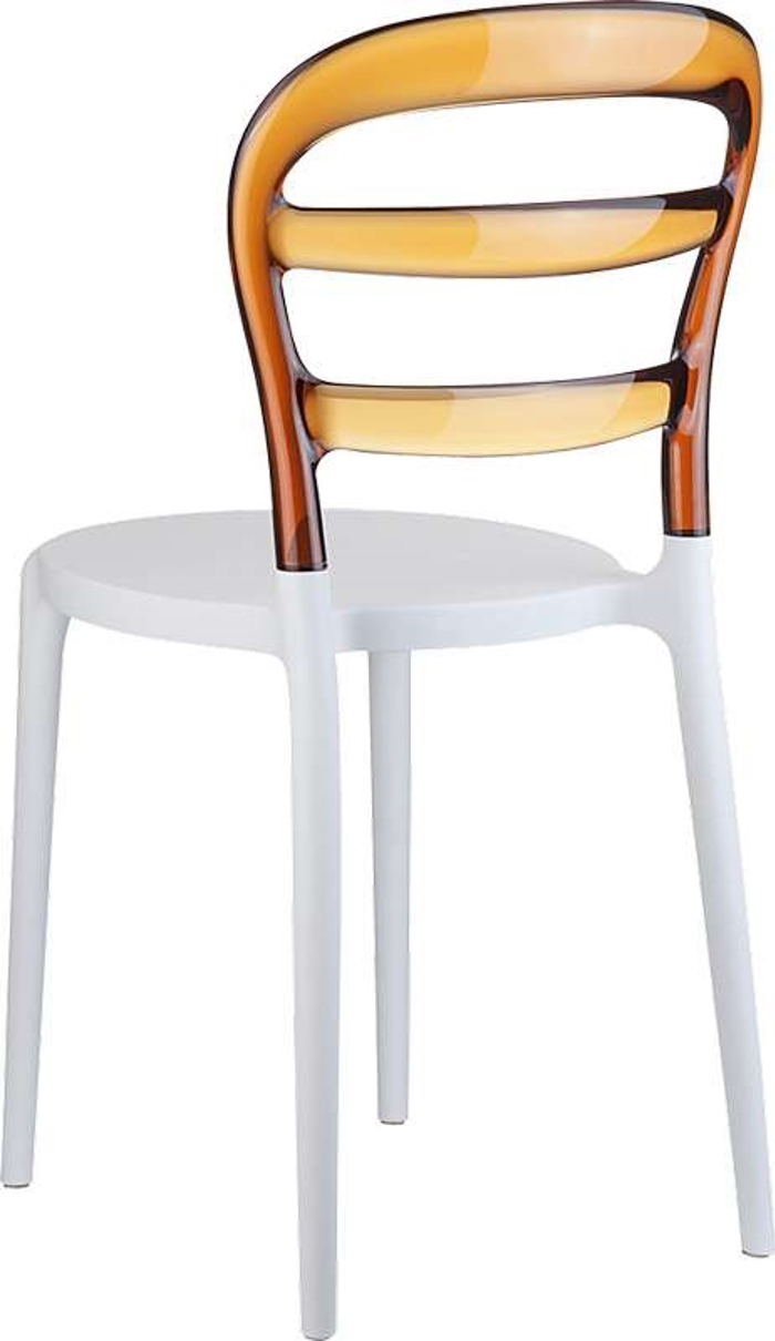 BIBI WHITE/AMBER TRANSP.KAREKLA