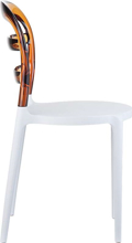 BIBI WHITE/AMBER TRANSP.KAREKLA