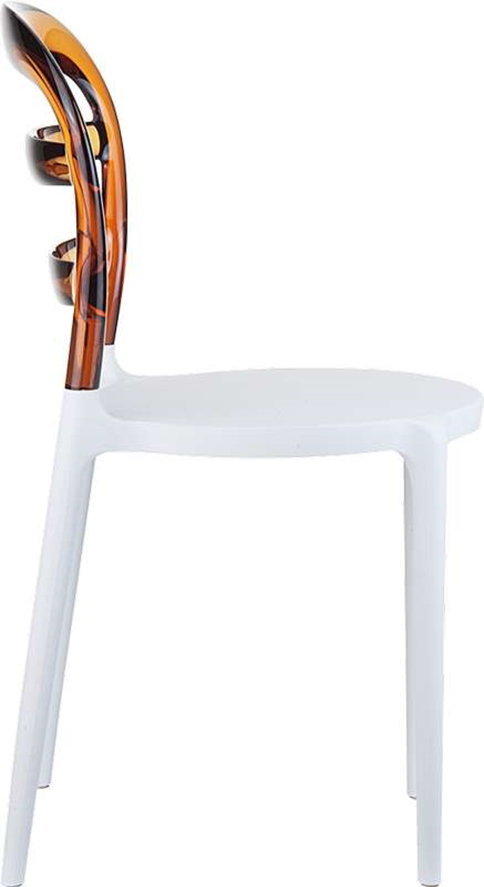 BIBI WHITE/AMBER TRANSP.KAREKLA