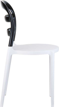 BIBI WHITE/BLACK TRANSP.KAREKLA