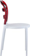 BIBI WHITE/RED TRANSP.KAREKLA
