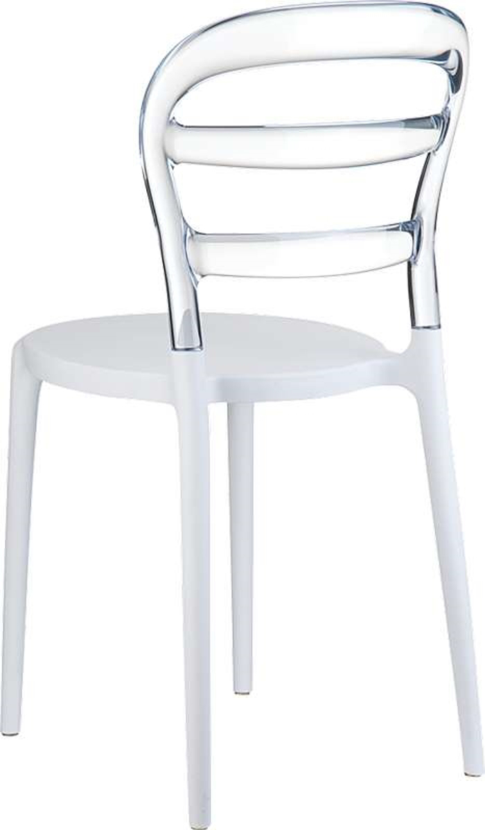 BIBI WHITE/CLEAR TRANSP.KAREKLA