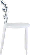 BIBI WHITE/CLEAR TRANSP.KAREKLA