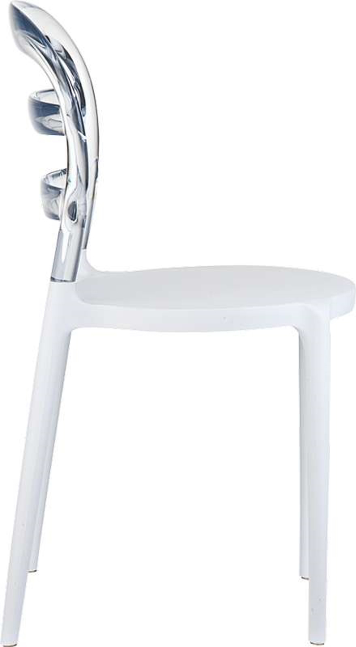 BIBI WHITE/CLEAR TRANSP.KAREKLA