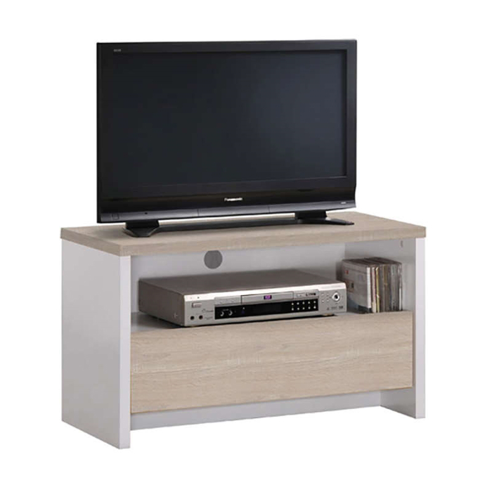 TV8 S.OAK/WHITE 80X40X49ek.EPIPLO