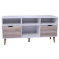 TV15 WHITE/S.OAK 117X39X53ek. EPIPLO