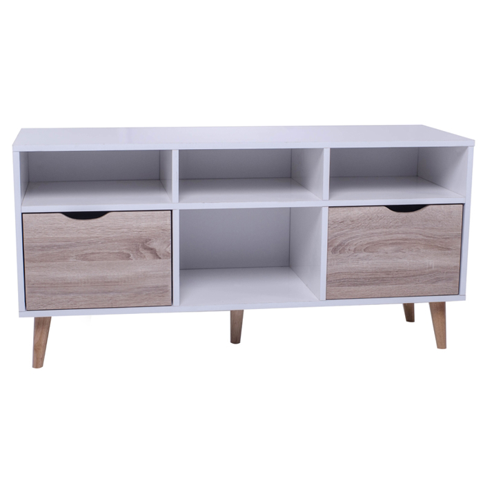 TV15 WHITE/S.OAK 117X39X53ek. EPIPLO