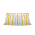 Pouf Maxilara Xromatos White&Yellow Pattern