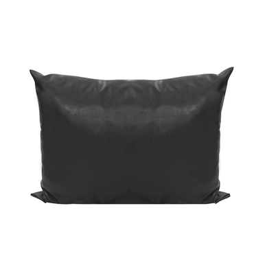 Πουφ Μαξιλάρα Δερμάτινη Χρώματος DarkGrey